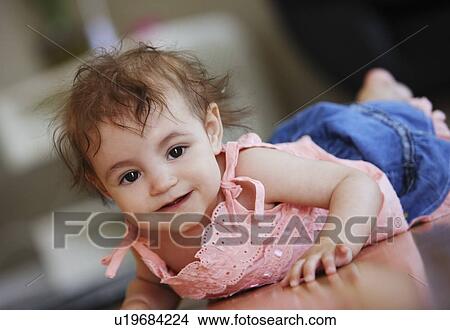 Picture - Baby girl. Fotosearch