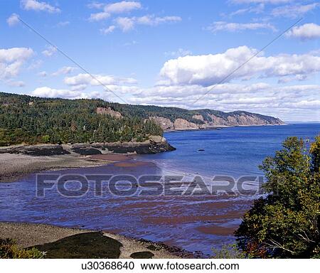 Stock Image - Bay of Fundy, Nova Scotia. Fotosearch