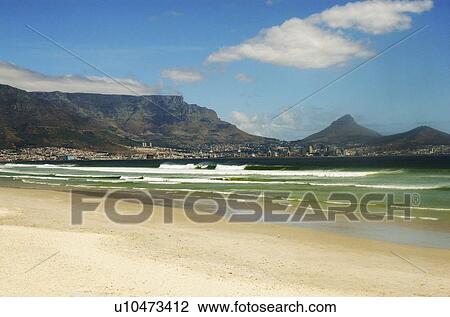 Beach in Cape Town, South Africa View Large Photo Image Stock Image - Beach in Cape Town, South Africa. Fotosearch