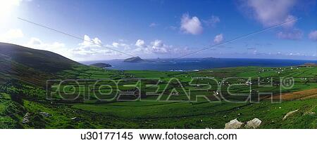 Blasket Islands & Dunquin, Dingle Peninsula, Co Kerry, Ireland View Large Photo Image Stock Photography - Blasket Islands & Dunquin, Dingle Peninsula, Co Kerry, Ireland. Fotosearch