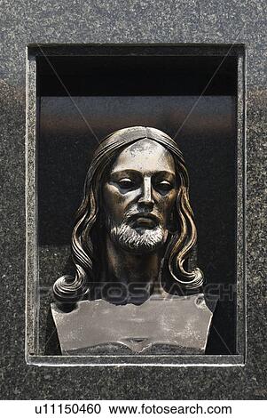 Carved image of Christ's head, Northern Spain View Large Photo Image Stock Image - Carved image of Christ's head, Northern Spain. Fotosearch