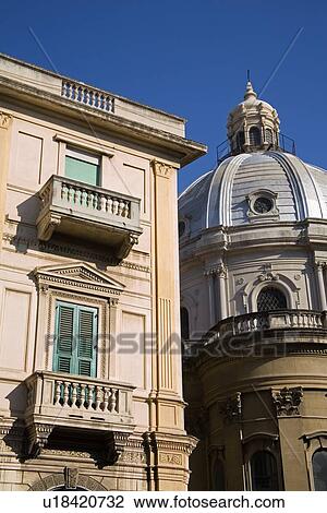 Stock Image - Cathedral of Santa Maria Assunta, City of Messina, Sicily, Italy . Fotosearch