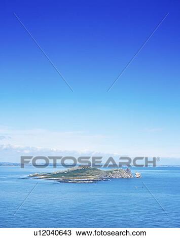 Stock Image - Co Dublin, Ireland's Eye, Howth, Ireland. Fotosearch