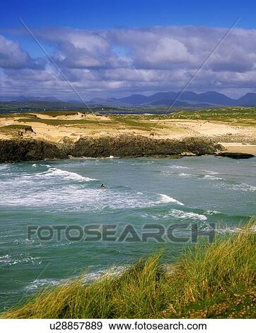 Stock Photo - Co Galway, Mannin Bay, Connemara, Ireland. Fotosearch