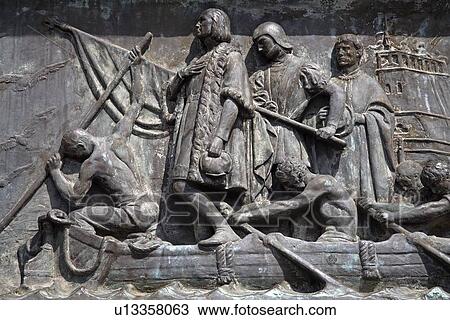 Columbus Monument detail, La Rambla Street, City of Barcelona, Spain View Large Photo Image Stock Image - Columbus Monument detail, La Rambla Street, City of Barcelona, Spain . Fotosearch