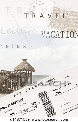 Computer generated image of vacation poster View Large Photo Image Stock Photo - Computer generated image of vacation poster. Fotosearch