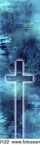 Cross with storm clouds View Large Photo Image Stock Image - Cross with storm clouds. Fotosearch