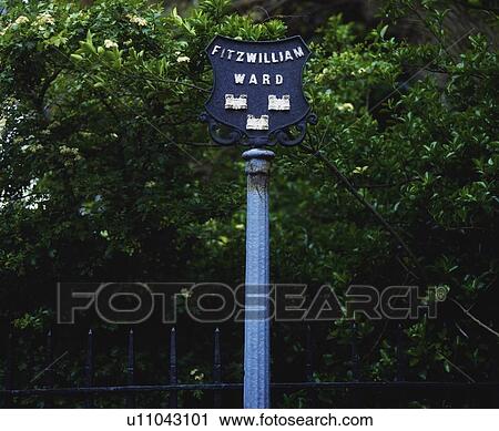 Stock Image - Dublin, Details - Street Sign, Ireland. Fotosearch