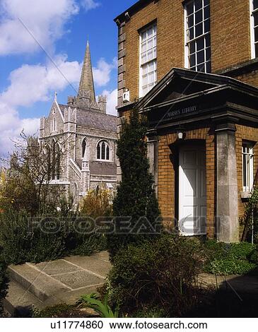 Dublin, Marsh's Library, and St. Patrick's Cathedral, Ireland View Large Photo Image Stock Image - Dublin, Marsh's Library, and St. Patrick's Cathedral, Ireland. Fotosearch