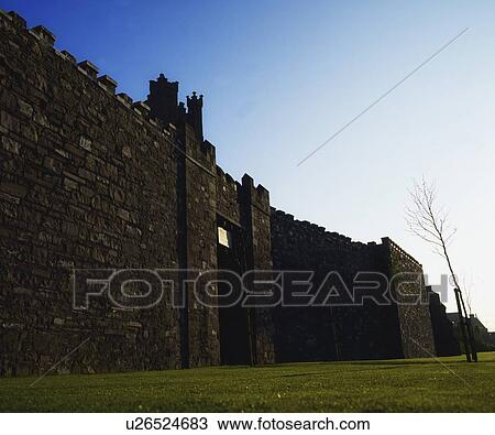 Dublin, preserved stretch of City Wall, Cook Street, Ireland View Large Photo Image Stock Image - Dublin, preserved stretch of City Wall, Cook Street, Ireland. Fotosearch