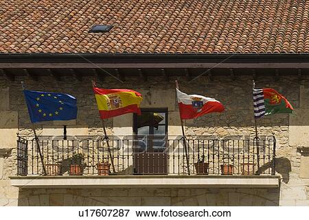 Stock Photo - Escalente Town Hall, Cantabria, Spain . Fotosearch