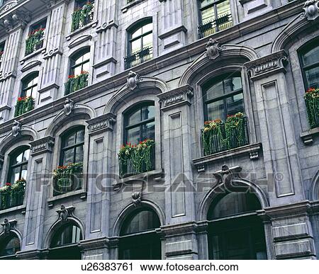 Stock Image - Exterior of building. Fotosearch