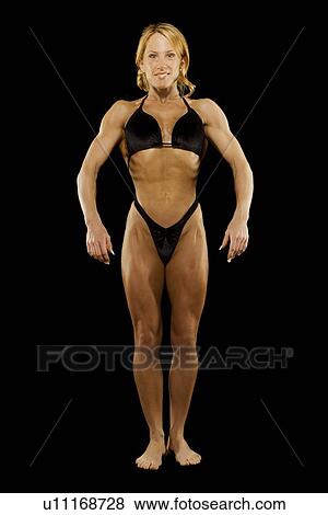 Female bodybuilder View Large Photo Image Stock Photo - Female bodybuilder. Fotosearch