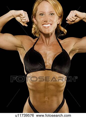 Female bodybuilder View Large Photo Image Stock Photograph - Female bodybuilder. Fotosearch