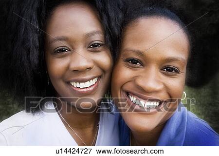 Stock Photo - Friends smiling. Fotosearch