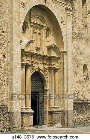 Stock Photography - Iglesia de Santa Cruz, Escalante, Cantabria, Spain . Fotosearch