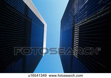 Stock Photo - Imposing skyscrapers. Fotosearch