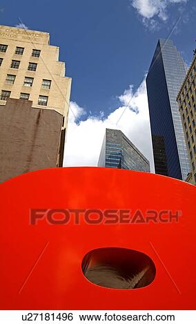Ivan Chermayeff's "Red 9" sculpture, Midtown Manhattan, New York City, New York, USA View Large Photo Image Stock Photograph - Ivan Chermayeff's "Red 9" sculpture, Midtown Manhattan, New York City, New York, USA . Fotosearch