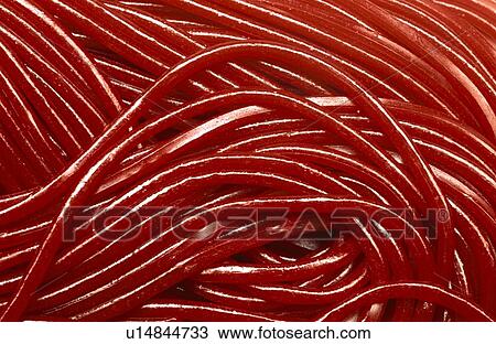 Stock Image - Licorice strings. Fotosearch