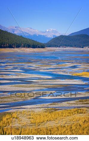Stock Image - Medicine Lake in the fall . Fotosearch