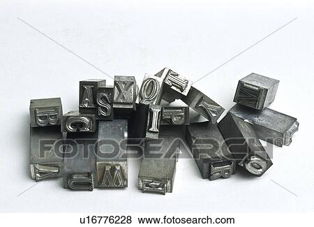 Stock Photo - Metal letters. Fotosearch