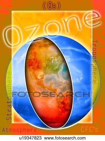 Ozone illustration View Large Photo Image Stock Image - Ozone illustration. Fotosearch
