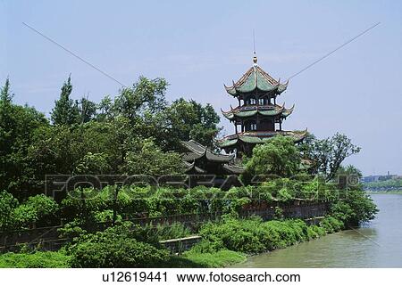 Pagoda at the Summer Palace in Beijing, China View Large Photo Image Stock Image - Pagoda at the Summer Palace in Beijing, China. Fotosearch