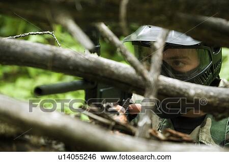 Stock Photograph - Paintball. Fotosearch