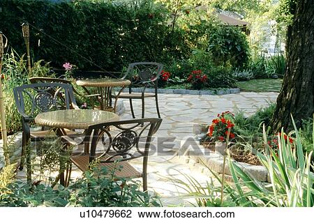 Stock Image - Patio furniture. Fotosearch