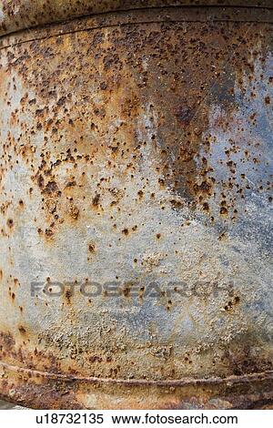 Stock Photography - Rusty metal tub. Fotosearch