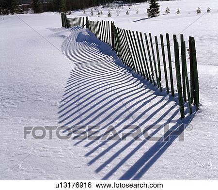 Snow fence View Large Photo Image Stock Photograph - Snow fence. Fotosearch