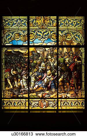 Stained glass windows View Large Photo Image Stock Image - Stained glass windows. Fotosearch