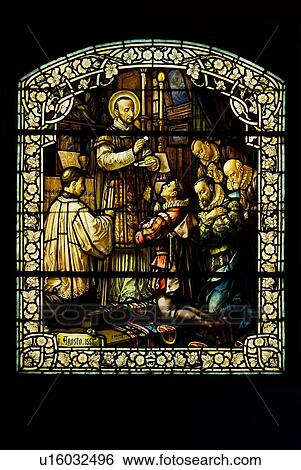 Stock Photograph - Stained glass windows. Fotosearch