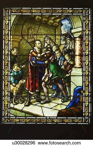 Stock Photograph - Stained glass windows. Fotosearch