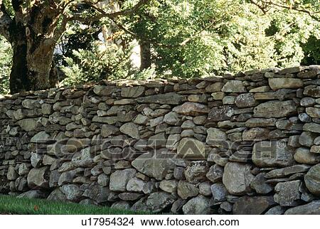 Stone wall View Large Photo Image Picture - Stone wall. Fotosearch
