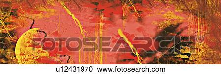 Sunset with autumn trees View Large Photo Image Stock Image - Sunset with autumn trees. Fotosearch