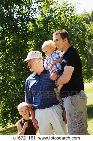 Three generations View Large Photo Image Stock Image - Three generations. Fotosearch