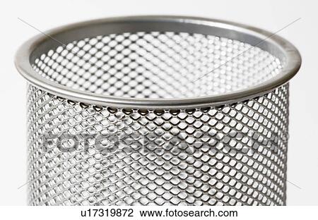 Stock Image - Top of mesh container. Fotosearch