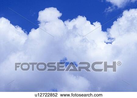 White clouds in a blue sky View Large Photo Image Stock Image - White clouds in a blue sky. Fotosearch