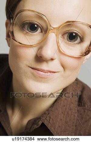 Picture - Woman smiling. Fotosearch