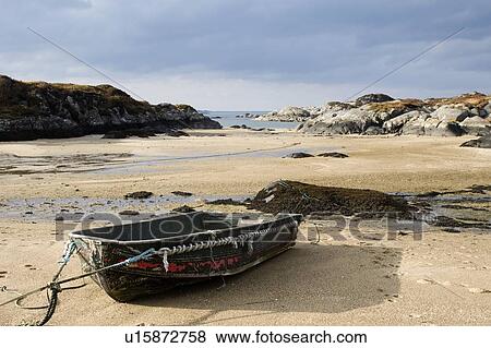 A boat on the beach, Ardtoe, Highland, Scotland View Large Photo Image Stock Photo - A boat on the beach, Ardtoe, Highland, Scotland. Fotosearch