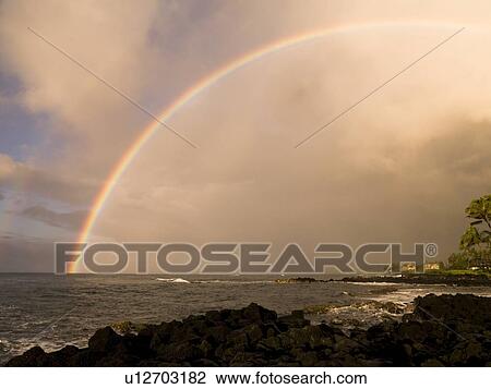 A rainbow, Poipu, Kauai, Hawaii View Large Photo Image Stock Image - A rainbow, Poipu, Kauai, Hawaii. Fotosearch