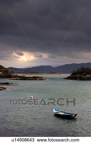 Boat in water, Loch Sunart, Scotland View Large Photo Image Stock Image - Boat in water, Loch Sunart, Scotland. Fotosearch