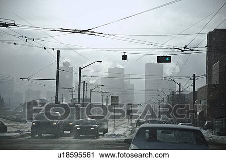 Cars driving during the winter View Large Photo Image Stock Image - Cars driving during the winter. Fotosearch