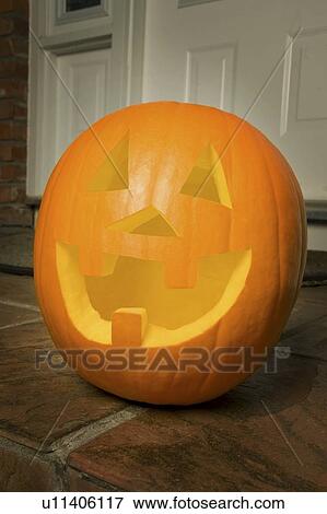 Carved pumpkin View Large Photo Image Stock Photo - Carved pumpkin. Fotosearch