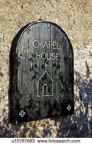 Chapel House sign View Large Photo Image Stock Image - Chapel House sign. Fotosearch