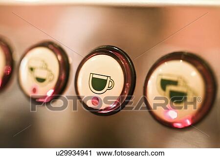 Coffee machine buttons View Large Photo Image Stock Image - Coffee machine buttons. Fotosearch