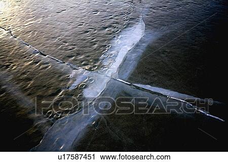 Cracks in the ice View Large Photo Image Stock Image - Cracks in the ice. Fotosearch