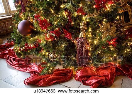 Decorations on a Christmas tree View Large Photo Image Stock Image - Decorations on a Christmas tree. Fotosearch