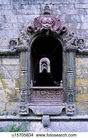 Doorway to Chaityas, Pashupatinath, Nepal View Large Photo Image Picture - Doorway to Chaityas, Pashupatinath, Nepal. Fotosearch